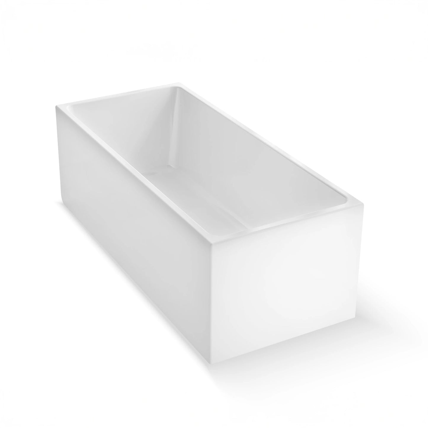 Baignoire îlot rectangulaire Arko 170 cm blanche Spalina – vue produit