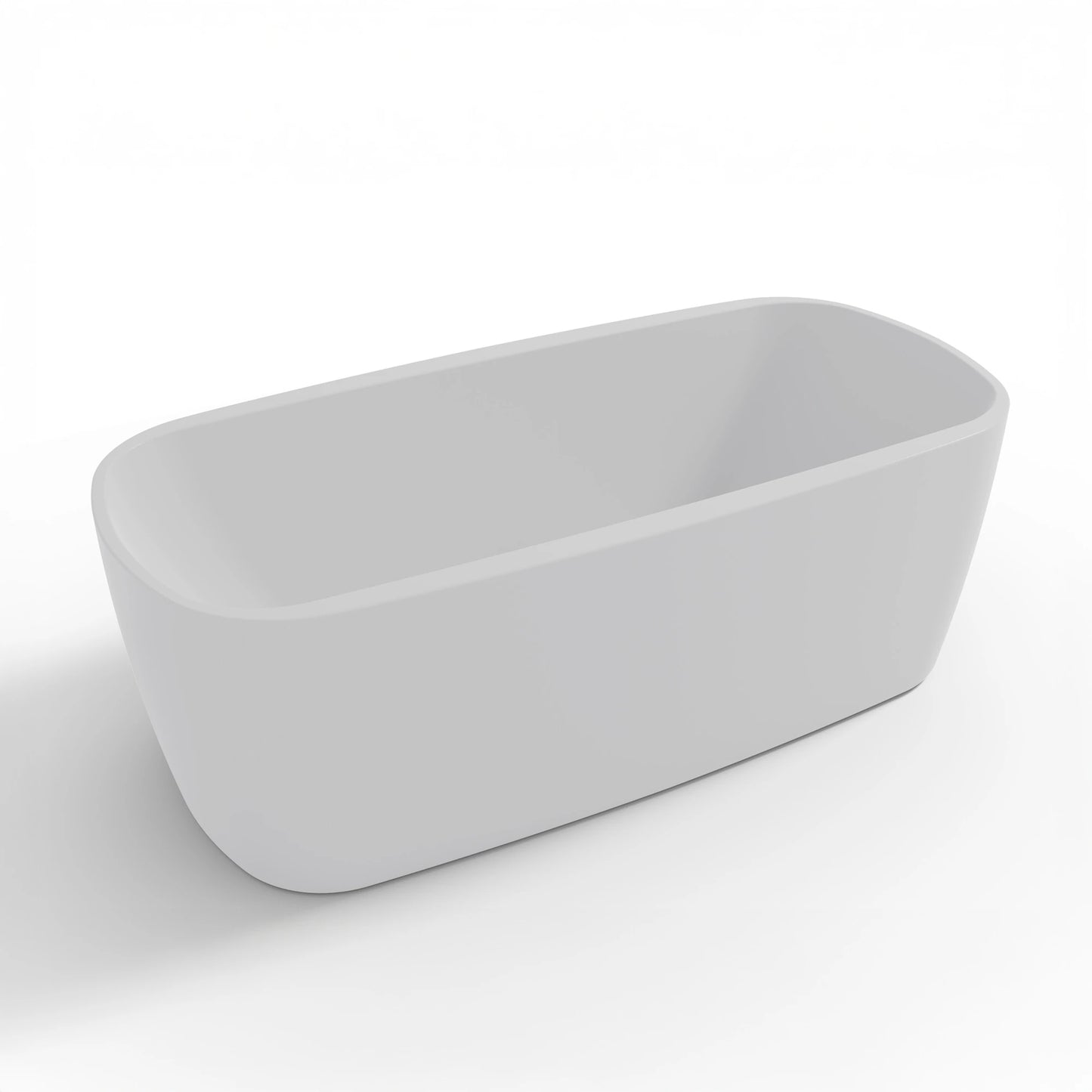 Baignoire îlot rectangulaire Dune 170 cm blanche Spalina – vue produit