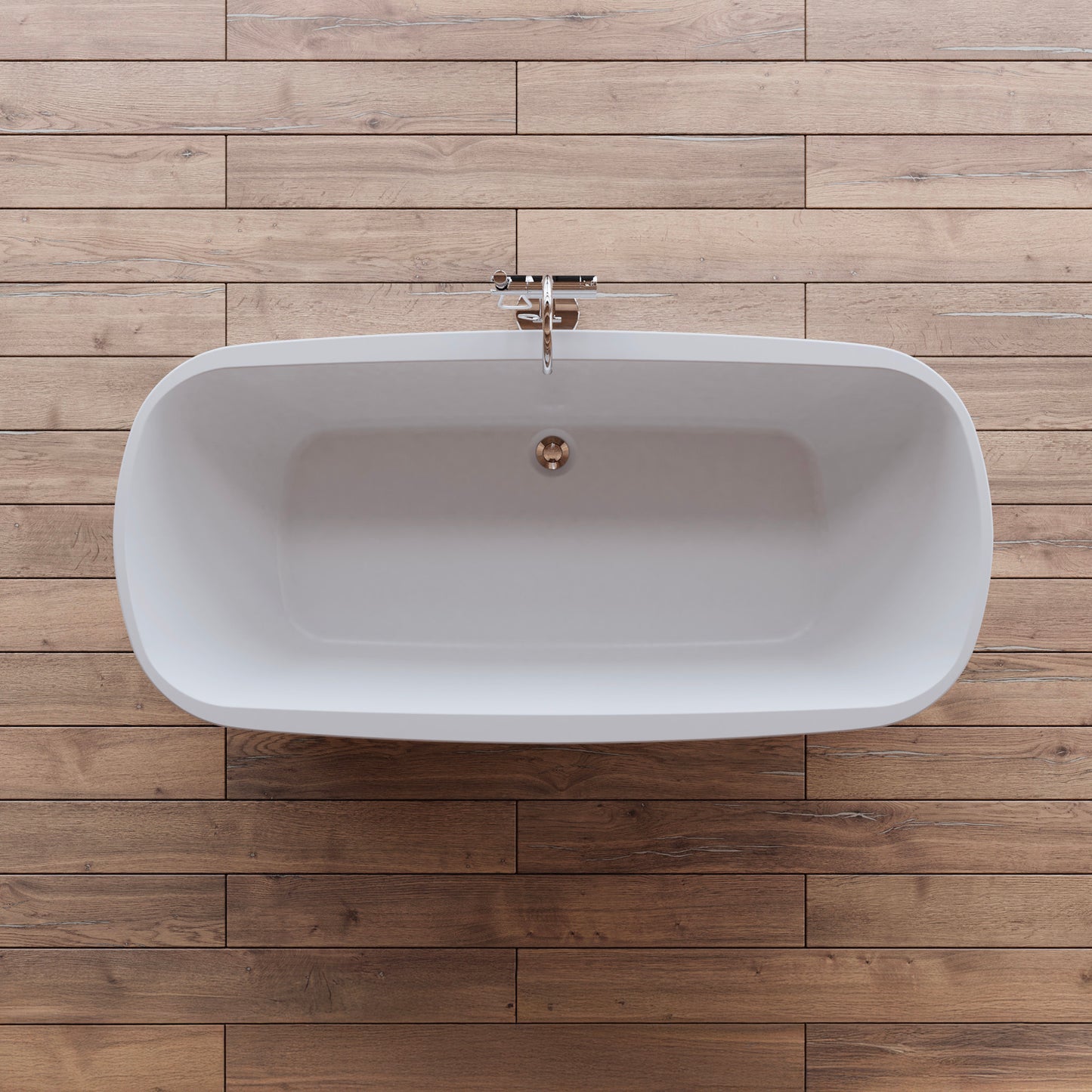 Baignoire îlot rectangulaire blanche 170 cm Dune / Rectangular freestanding white bathtub 170 cm Dune / Bañera exenta rectangular blanco 170 cm Dune / Vasca freestanding rettangolare bianco Dune / Vrijstaand rechthoekig bad wit 170 cm Dune