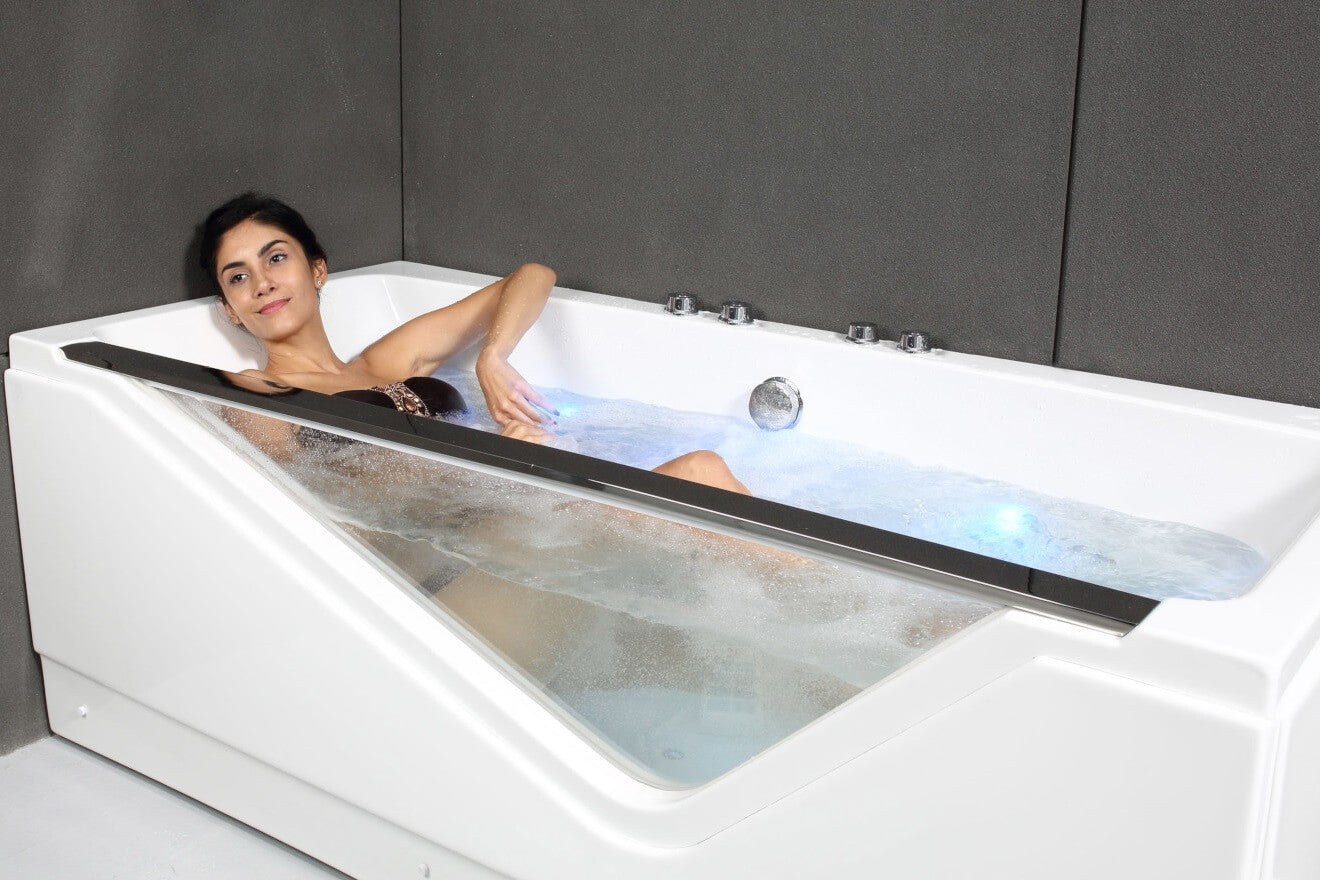 Baignoire Balnéo hublot INDRA Wave reconditionnée