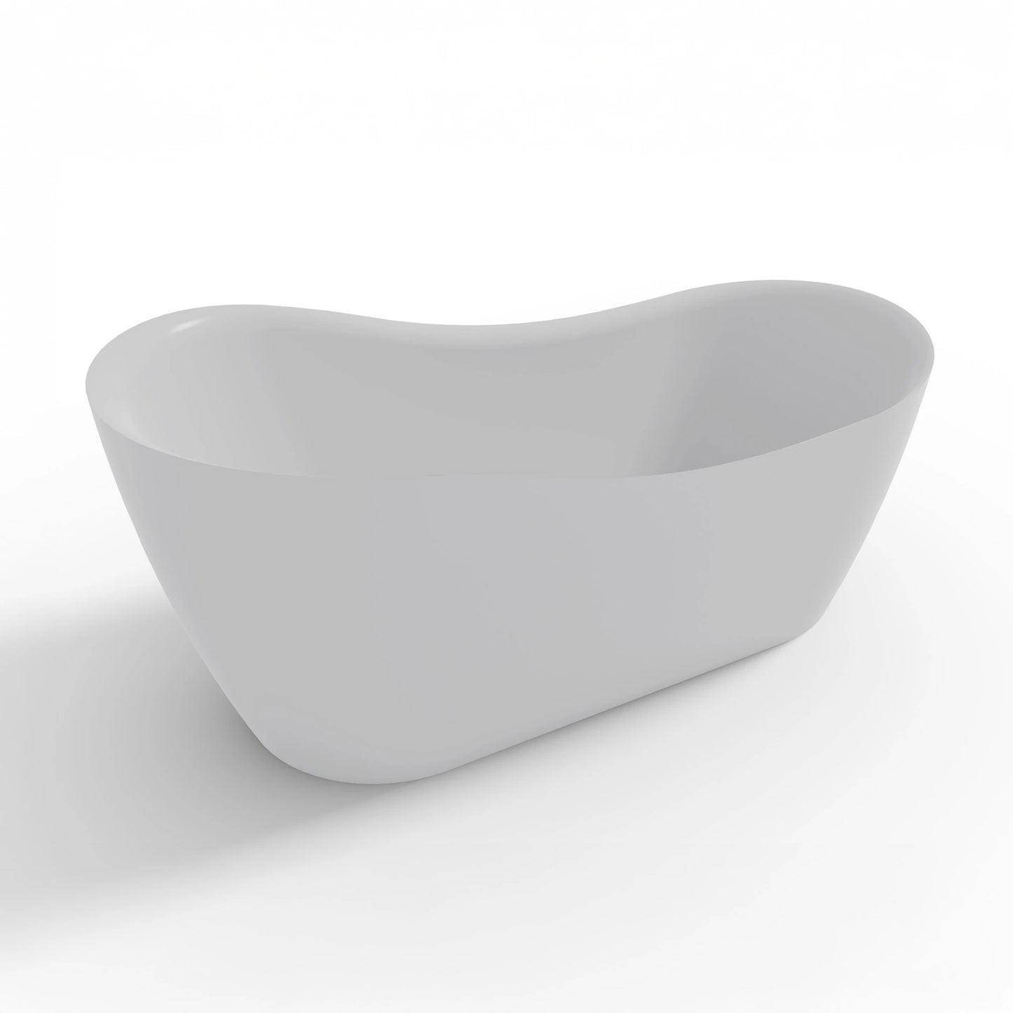 Baignoire îlot ovale Jazz 170 cm blanche Spalina – vue produit