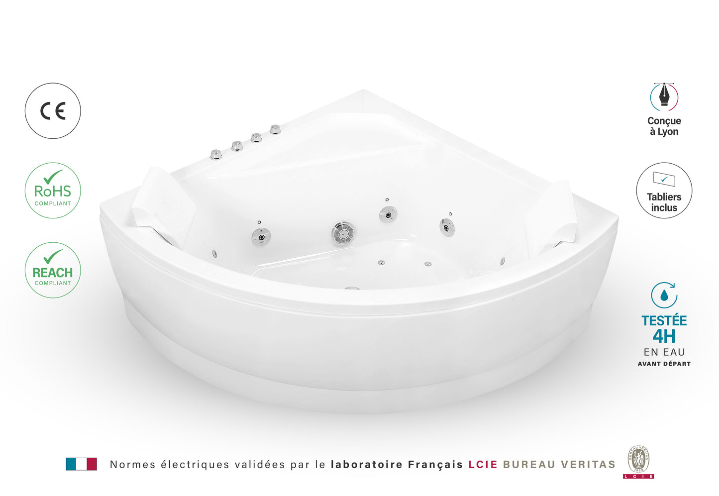 Baignoire Balnéo classique SELONIA Wave reconditionnée