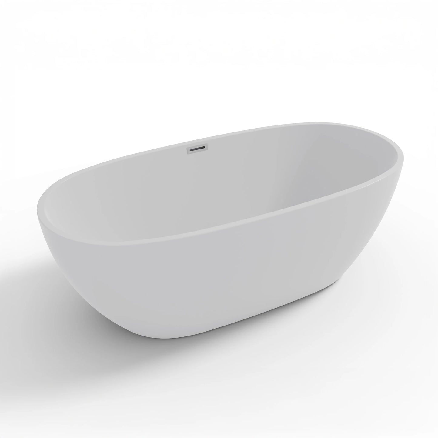 Baignoire îlot ovale Samba 170 cm blanche Spalina – vue produit