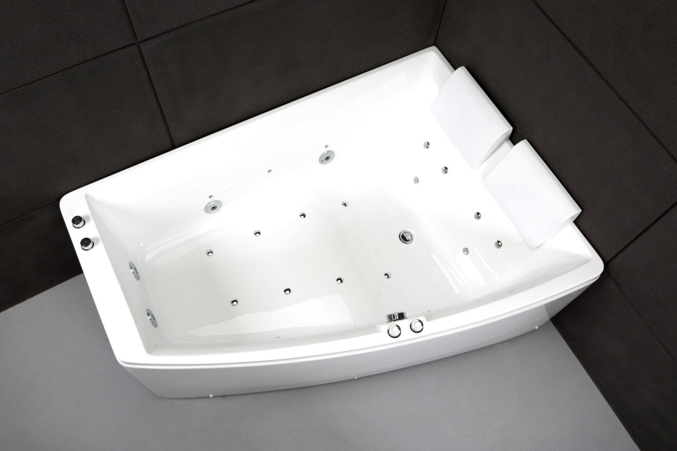 Baignoire Balnéo double SANGHA DUO Wave droite reconditionnée