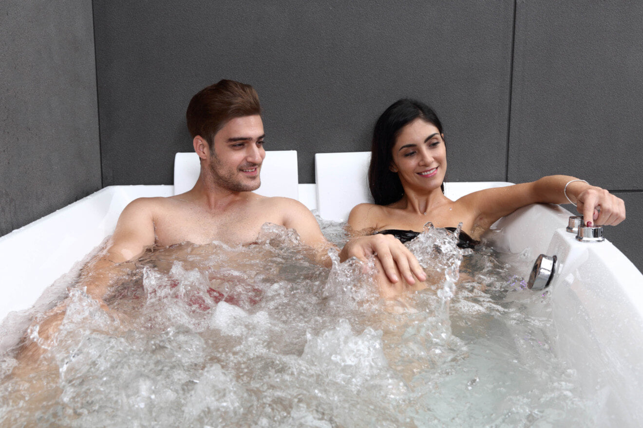 Baignoire Balnéo double SANGHA DUO Wave droite reconditionnée