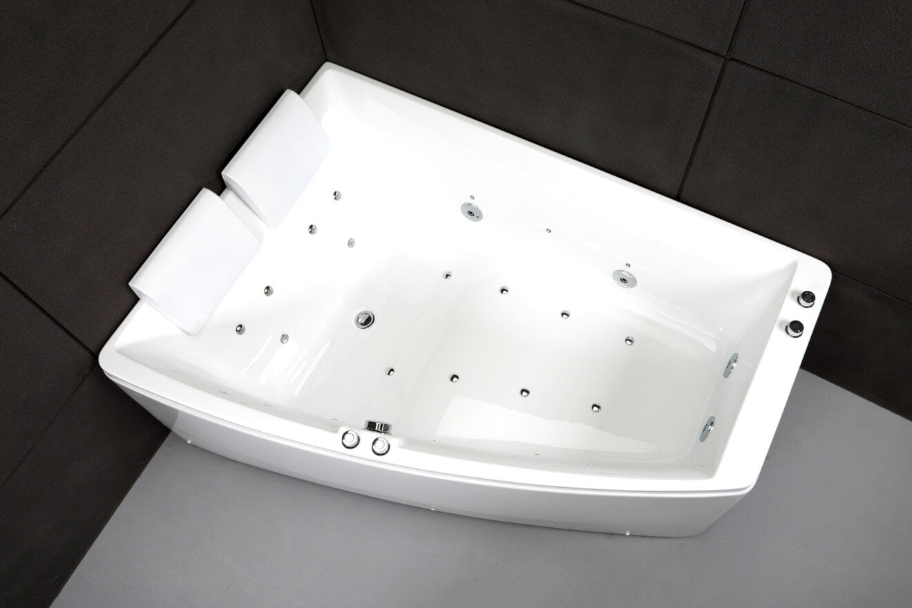 Baignoire Balnéo double SANGHA DUO Wave gauche reconditionnée