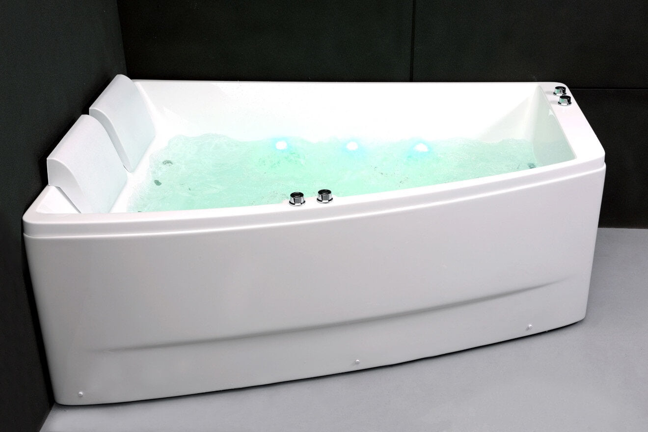 Baignoire Balnéo double SANGHA DUO Wave gauche reconditionnée