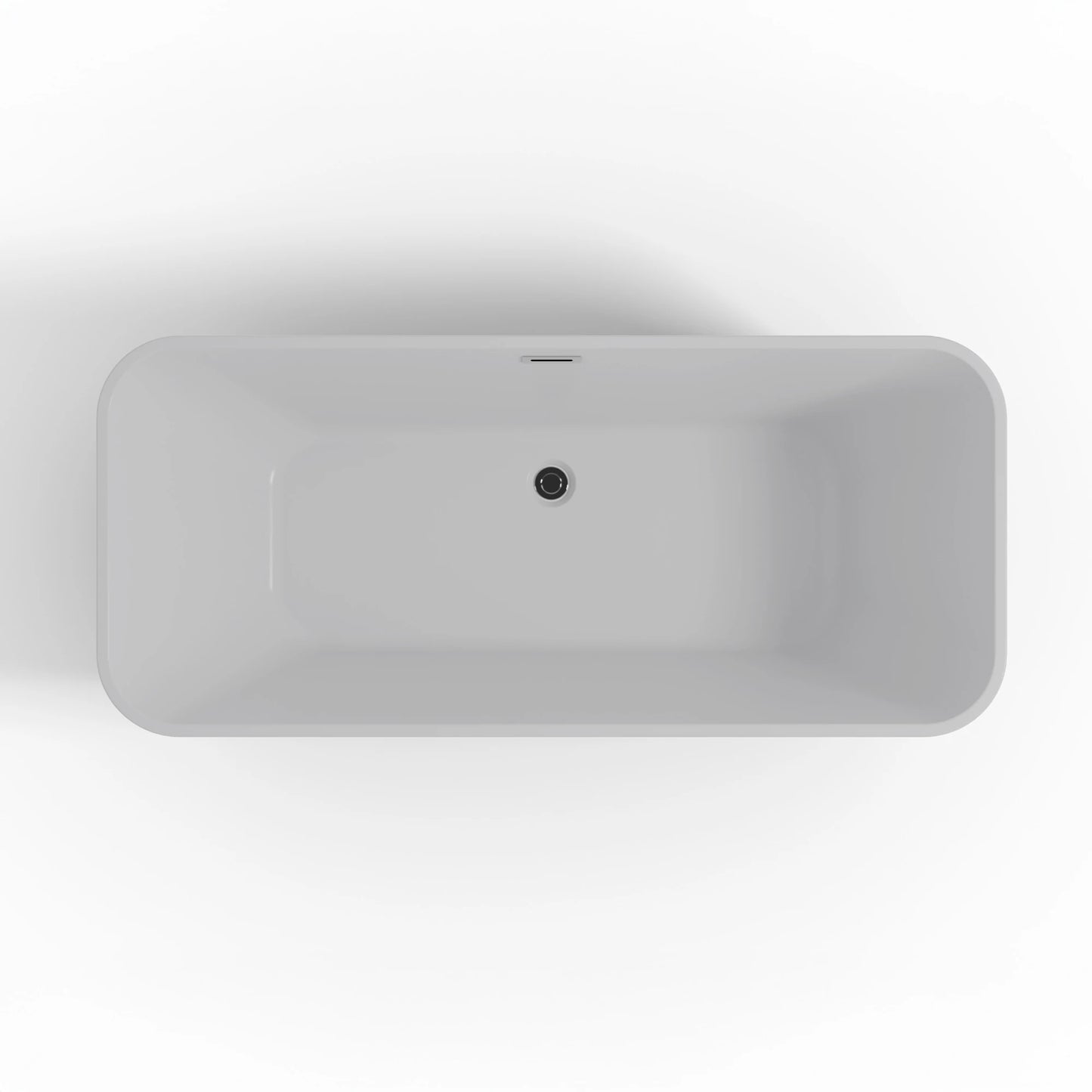 Baignoire îlot rectangulaire Stellar 170 cm blanche Spalina – vue produit