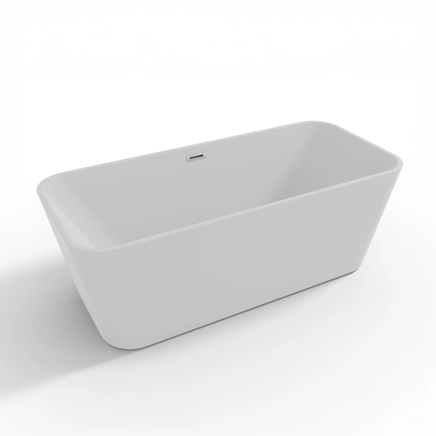 Baignoire îlot rectangulaire Stellar 170 cm blanche Spalina – vue produit