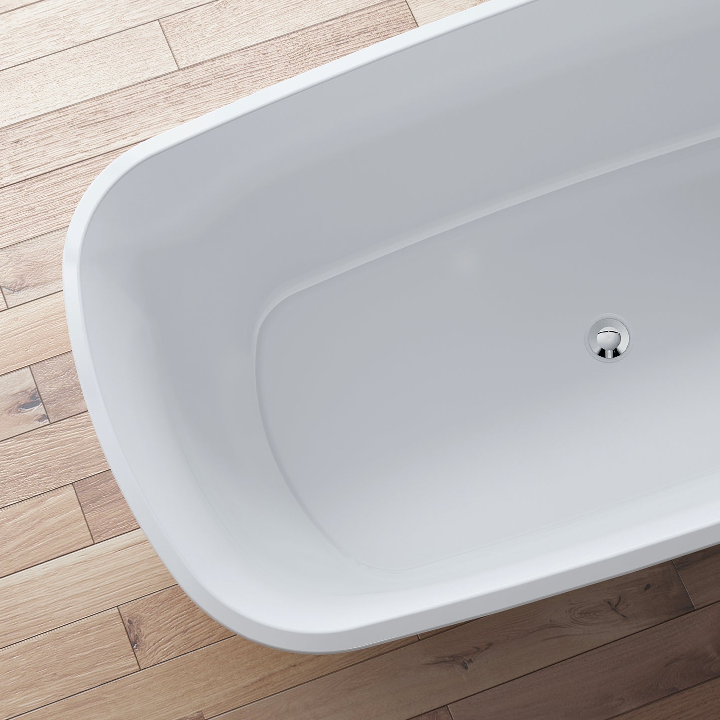 Baignoire îlot ovale blanche 170 cm Tialys / Oval freestanding white bathtub 170 cm Tialys / Bañera exenta oval blanca 170 cm Tialys / Vasca freestanding ovale bianca 170 cm Tialys / Ovale vrijstaand bad wit 170 cm Tialys