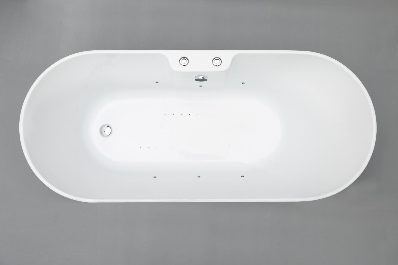 Baignoire Balnéo îlot UKIO white Bulle reconditionnée