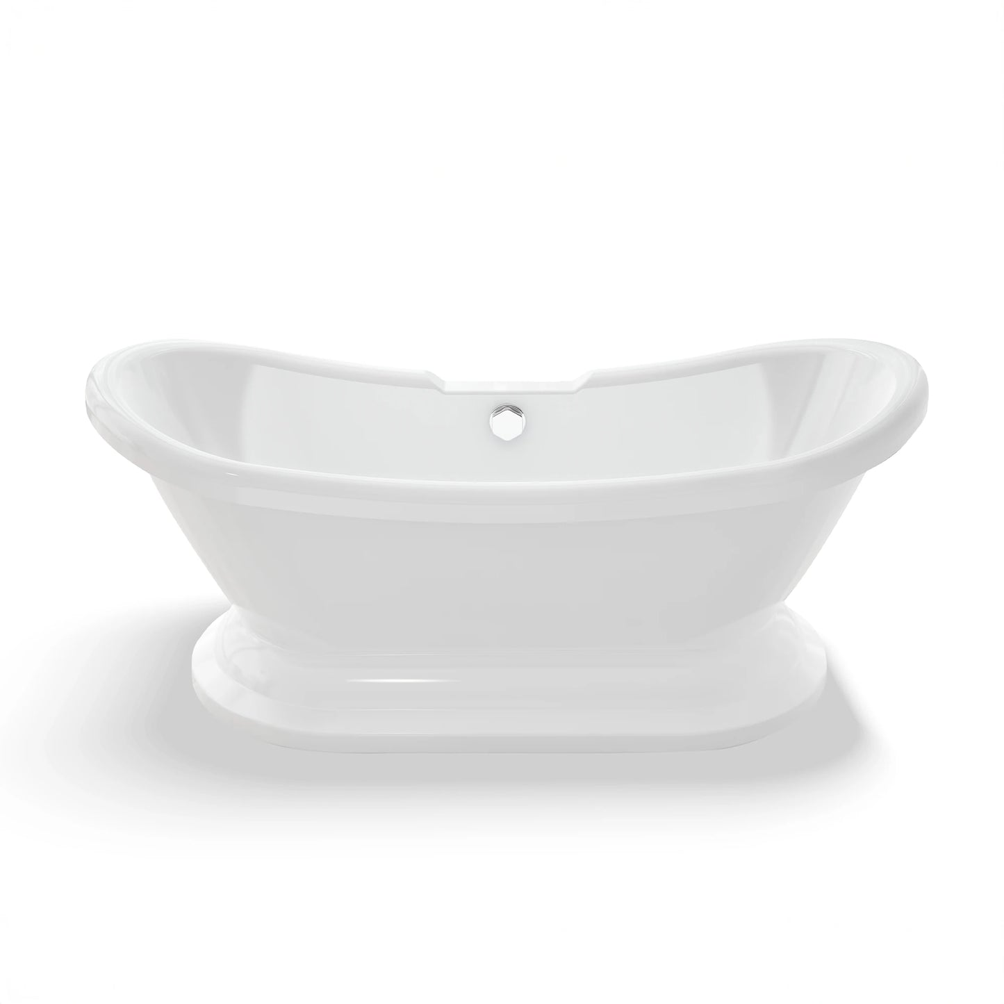 Baignoire îlot ovale Victoria blanche Spalina – vue produit