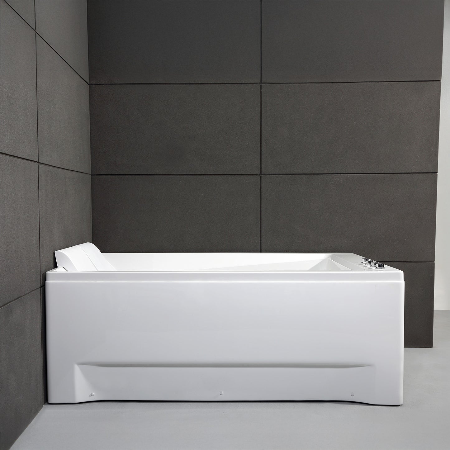 Baignoire balnéo deux personnes blanche 180 cm Kensho duo Wave / Rectangular 2-person whirlpool bathtub white 180 cm Kensho duo Wave / Bañera de hidromasaje doble blanco 180 cm Kensho duo Wave / Vasca idromassaggio 2 posti rettangolare bianco 180 cm Kensho duo Wave / Rechthoekig 2-persoons bubbelbad wit 180 cm Kensho duo Wave