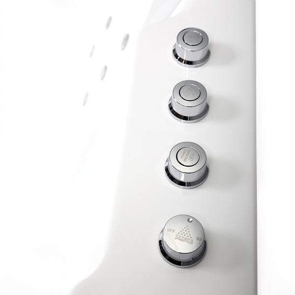 Baignoire balnéo deux personnes blanche 180 cm Kensho duo Wave / Rectangular 2-person whirlpool bathtub white 180 cm Kensho duo Wave / Bañera de hidromasaje doble blanco 180 cm Kensho duo Wave / Vasca idromassaggio 2 posti rettangolare bianco 180 cm Kensho duo Wave / Rechthoekig 2-persoons bubbelbad wit 180 cm Kensho duo Wave