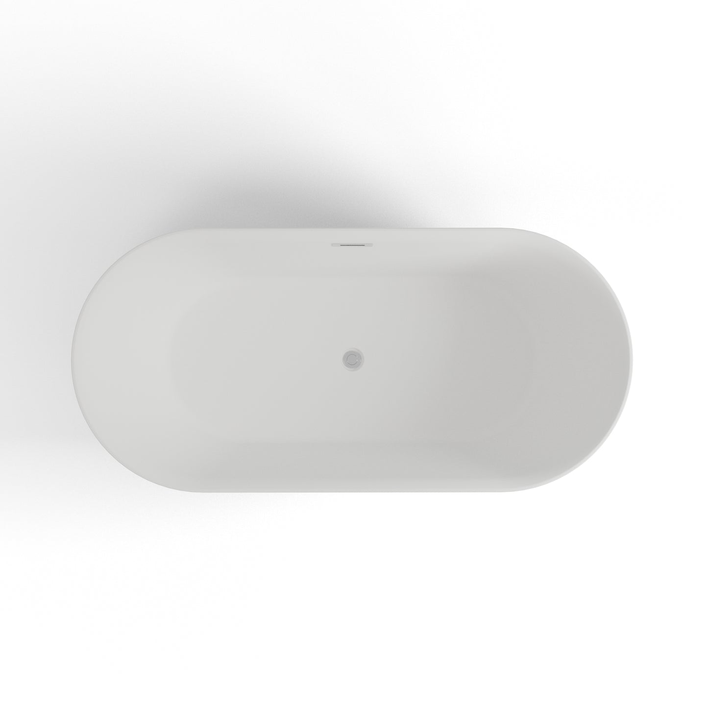 Baignoire îlot ovale Komodo blanche Spalina – vue produit