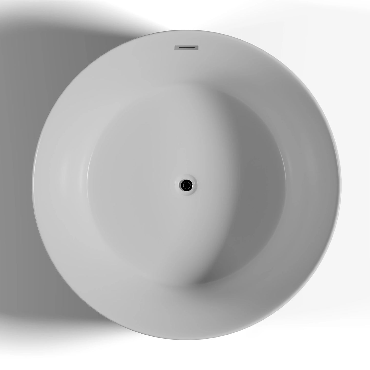 Baignoire îlot ronde Loom 2.0 blanche Spalina – vue produit