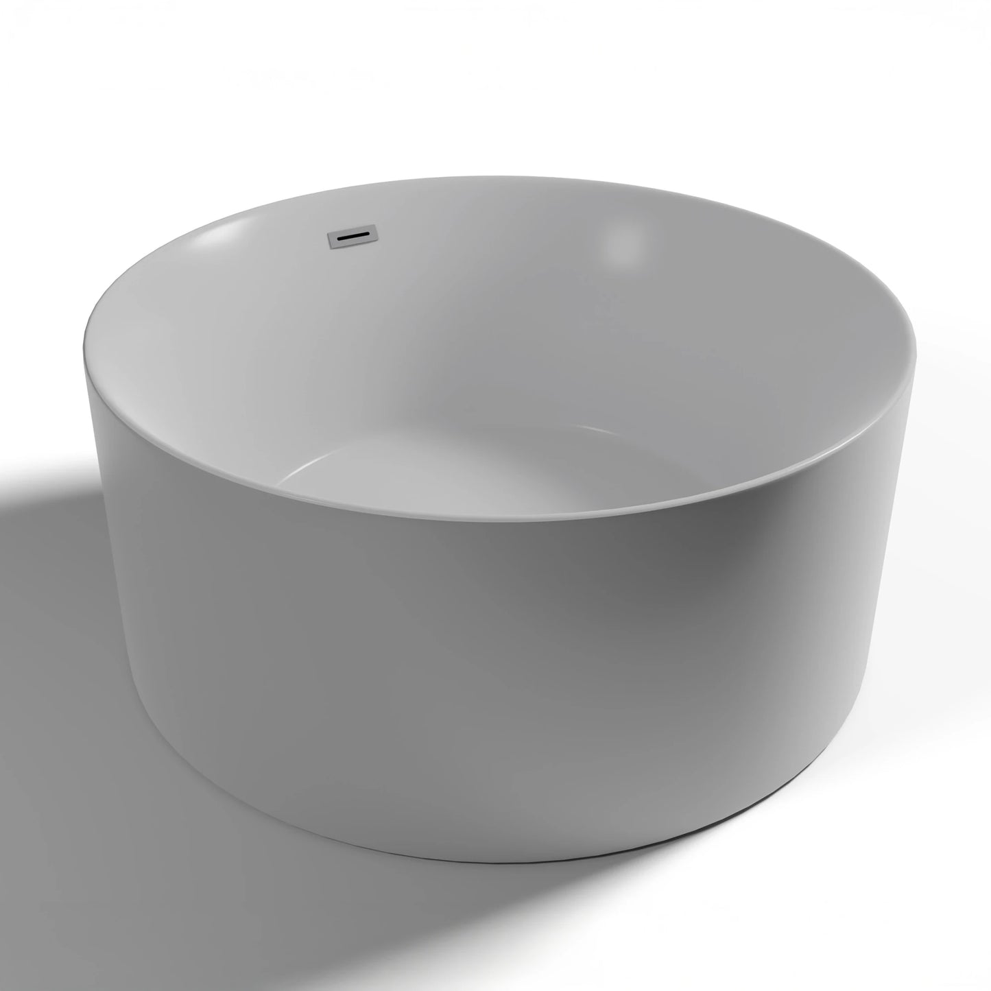 Baignoire îlot ronde Loom 2.0 blanche Spalina – vue produit