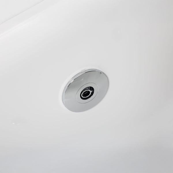 Baignoire balnéo blanche deux personnes avec hublot 150 cm Lumina duo Wave / Lumina duo Wave white two-person whirlpool bath with porthole 150 cm / Lumina duo Wave blanco bañera de hidromasaje para dos personas con ojo de buey 150 cm / Lumina duo Wave bianco vasca idromassaggio per due persone con oblò 150 cm / Lumina duo Wave wit tweepersoons bubbelbad met patrijspoort 150 cm