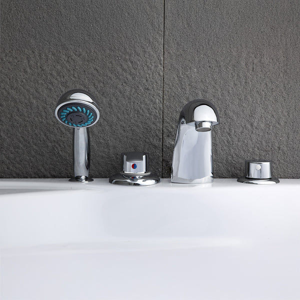 Baignoire balnéo d’angle blanche 135 cm Maldives Jets / White corner whirlpool 135 cm Maldives Jets / Bañera de hidromasaje esquinera blanca 135 cm Maldives Jets / Vasca idromassaggio angolare bianca 135 cm Maldives Jets / Hoekbubbelbad wit 135 cm Maldives Jets