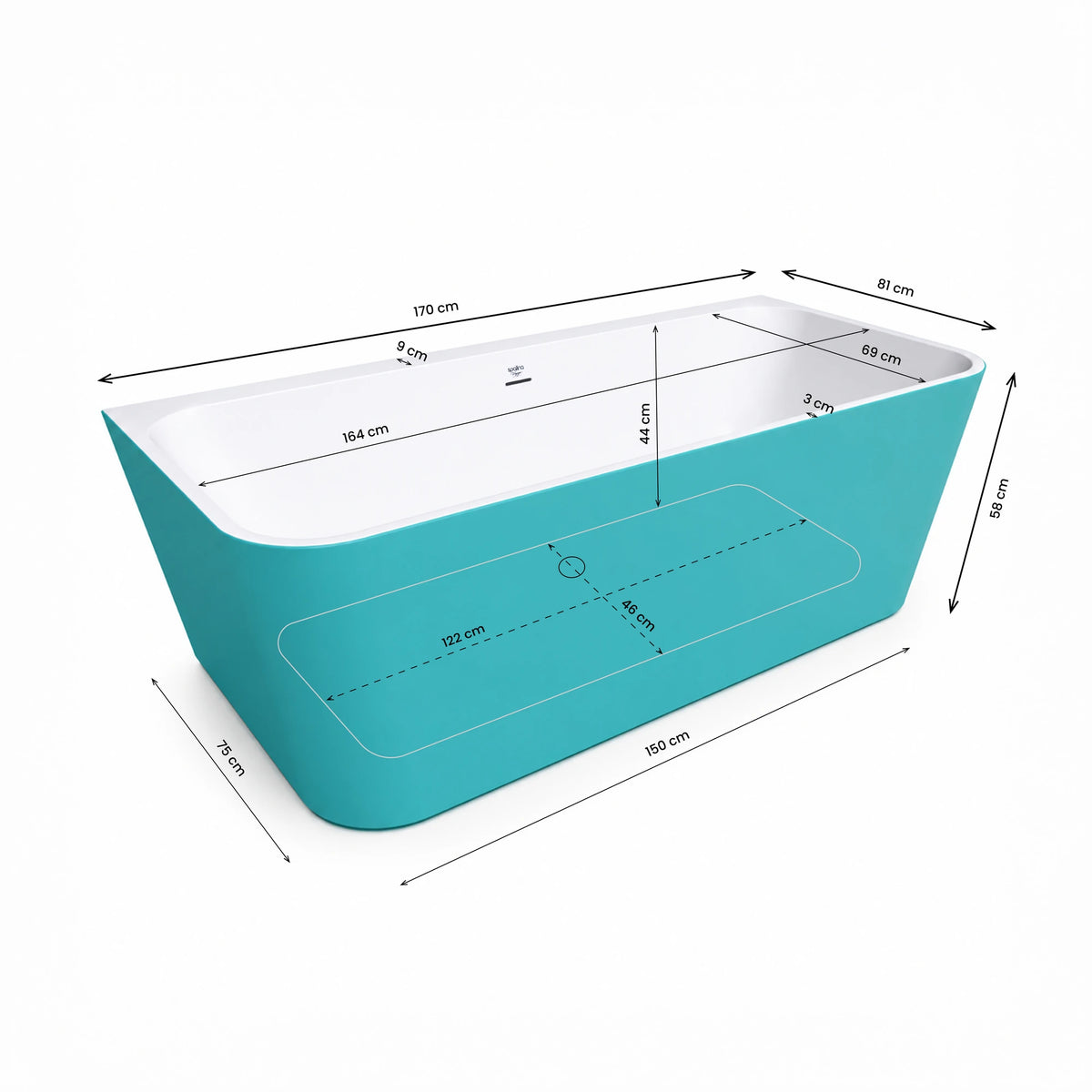 Mint 170 bleu Tiff