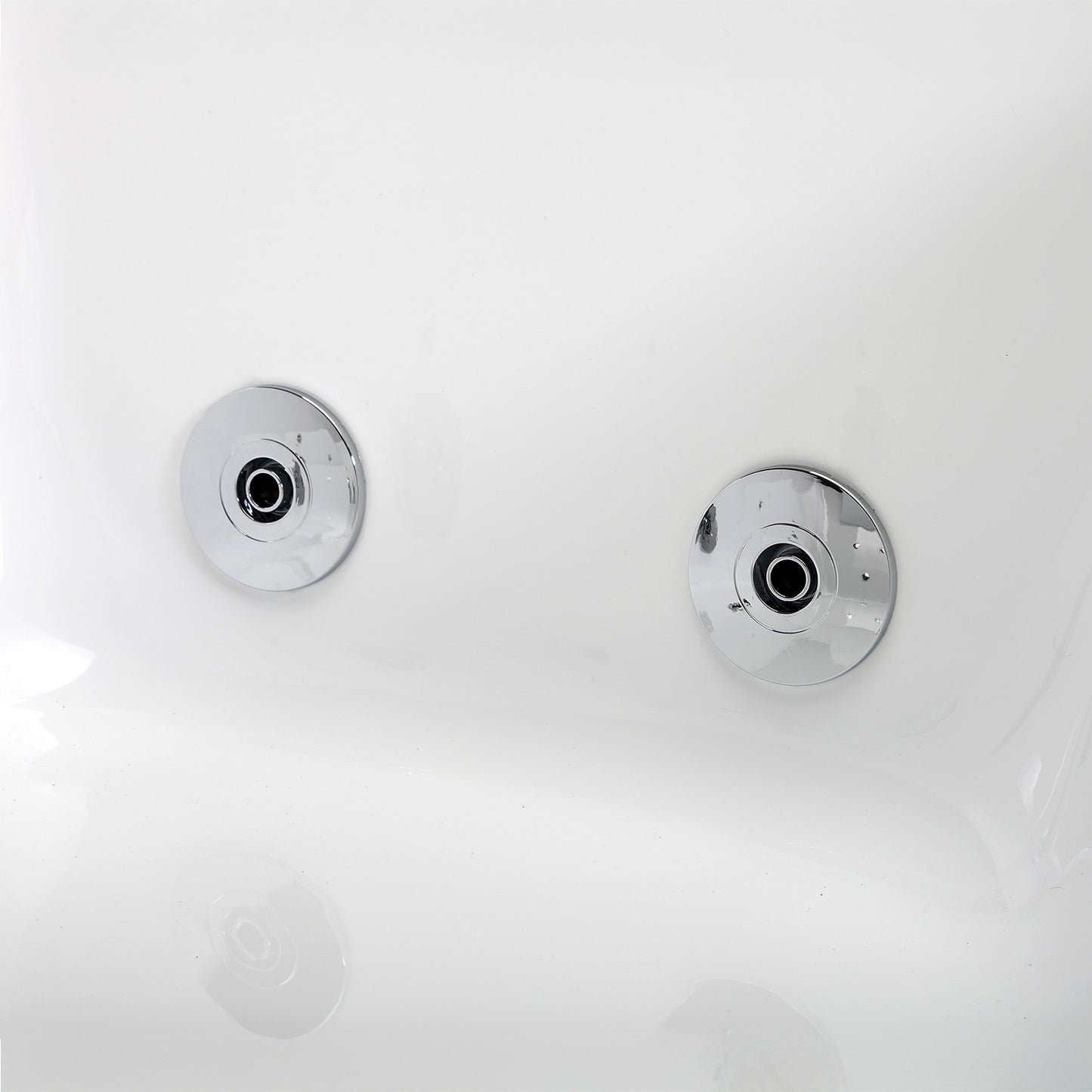 Baignoire balnéo semi-îlot murale d’angle asymétrique Sangha Spalina version gauche – vue produit