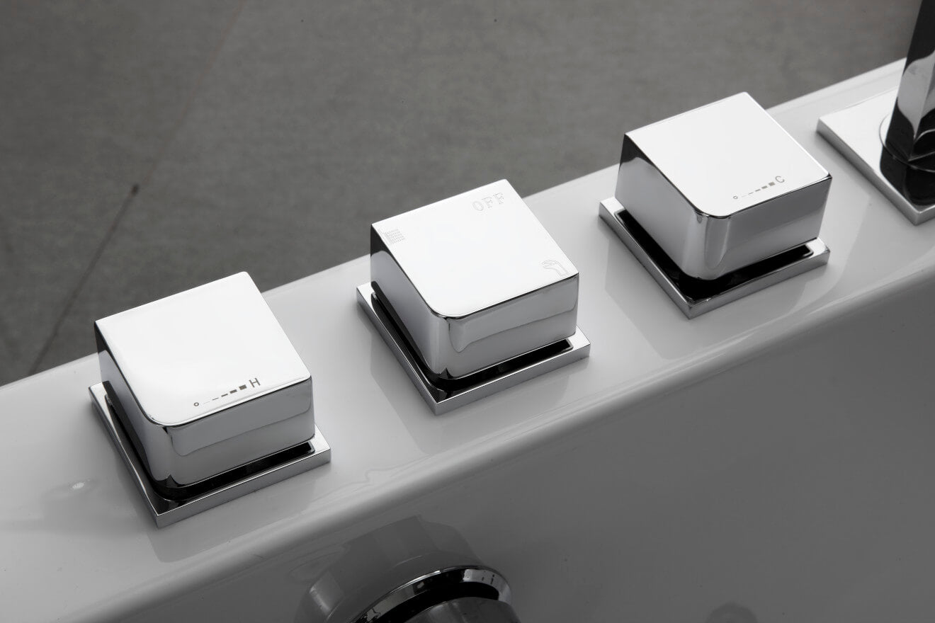 Baignoire Balnéo classique SIKINOS WHITE Jets reconditionnée