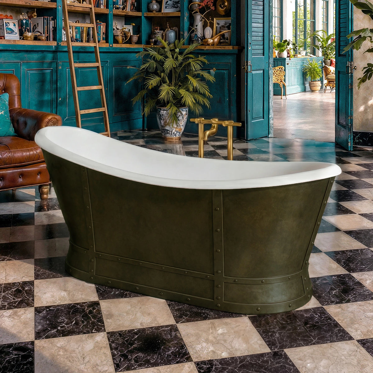St James 170 vert olive
