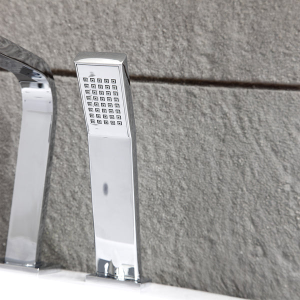 Baignoire balnéo classique avec hublot blanche et noire 170 cm Tahiti Jets / Glass-sided whirlpool bathtub white and black 170 cm Tahiti Jets / Bañera de hidromasaje con ojo de buey blanco y negro 170 cm Tahiti Jets / Vasca idromassaggio con oblò bianco e nero 170 cm Tahiti Jets / Bubbelbad met patrijspoort zwart en wit 170 cm Tahiti Jets