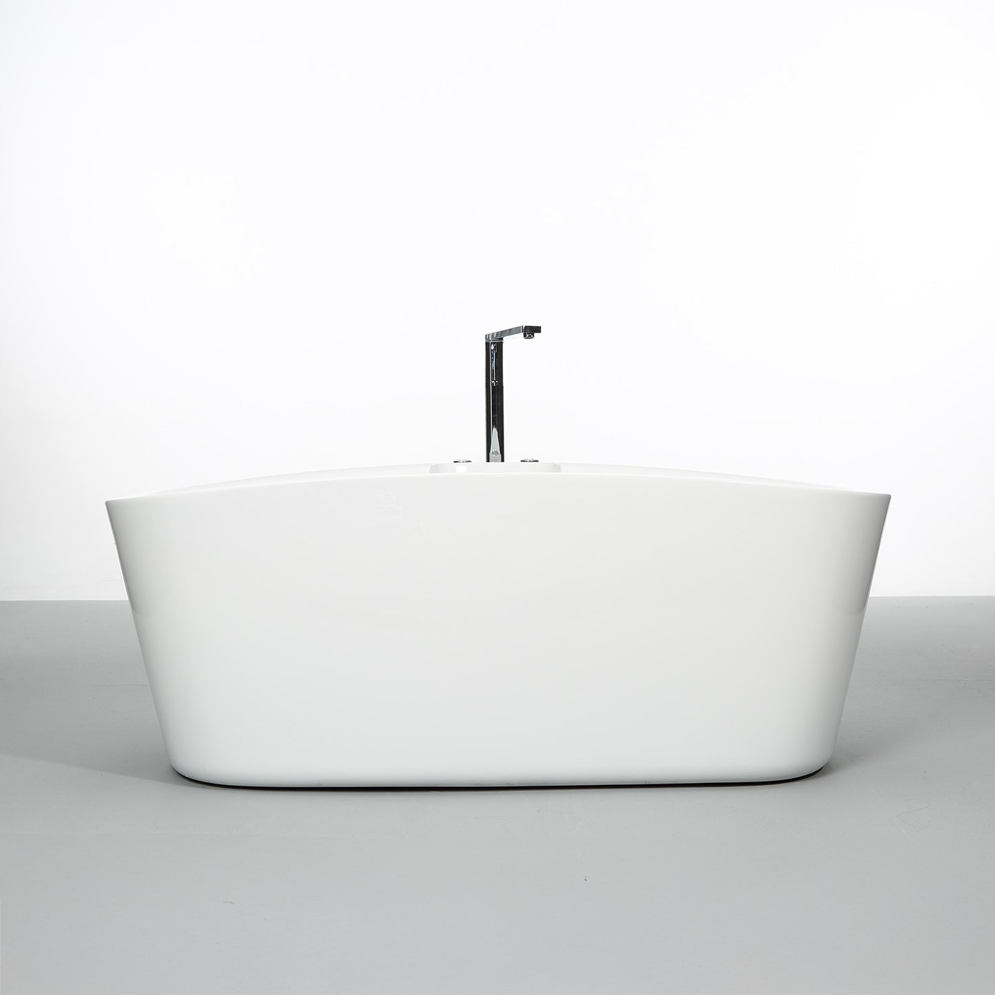 Baignoire balnéo îlot blanche 170 cm Tao Bulle / Freestanding whirlpool bathub white 170 cm Tao Bulle / Bañera de hidromasaje exenta blanco 170 cm Tao Bulle / Vasca freestanding idromassaggio bianco 170 cm Tao Bulle / Vrijstaand bubbelbad wit 170 cm Tao Bulle