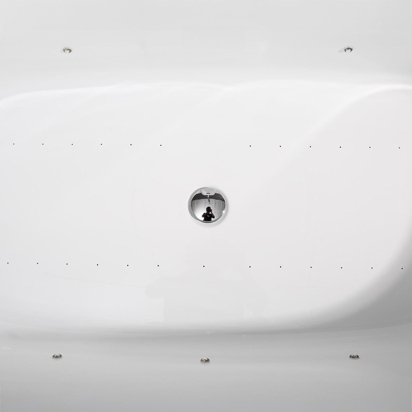 Baignoire balnéo îlot blanche 170 cm Tao Bulle / Freestanding whirlpool bathub white 170 cm Tao Bulle / Bañera de hidromasaje exenta blanco 170 cm Tao Bulle / Vasca freestanding idromassaggio bianco 170 cm Tao Bulle / Vrijstaand bubbelbad wit 170 cm Tao Bulle