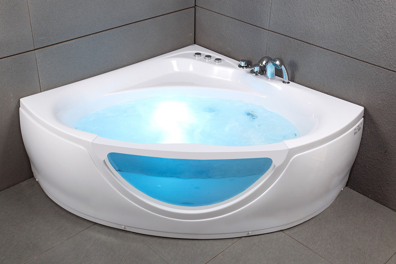 Baignoire Balnéo hublot TASMANIE WHITE Jets reconditionnée