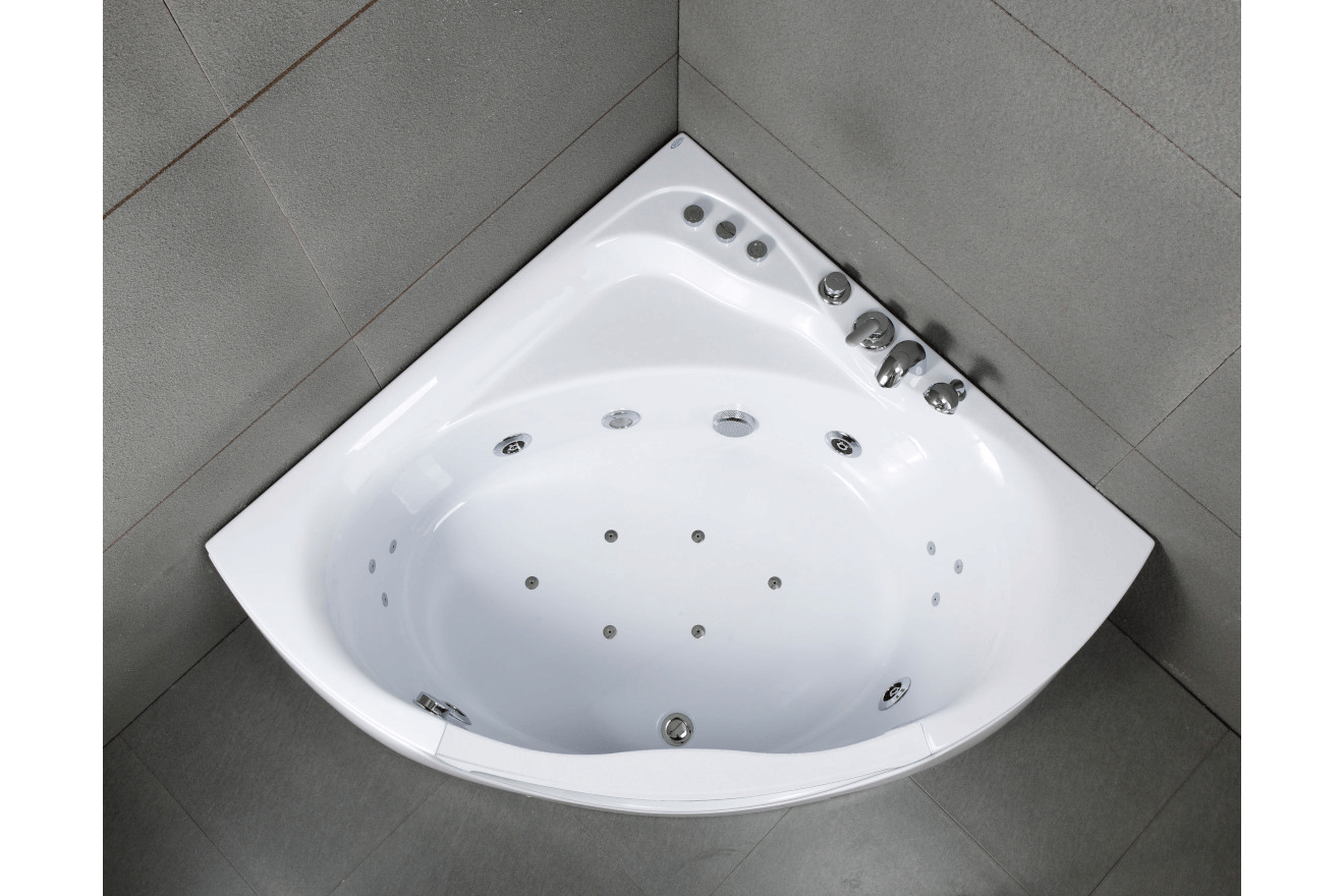 Baignoire Balnéo hublot TASMANIE WHITE Jets reconditionnée