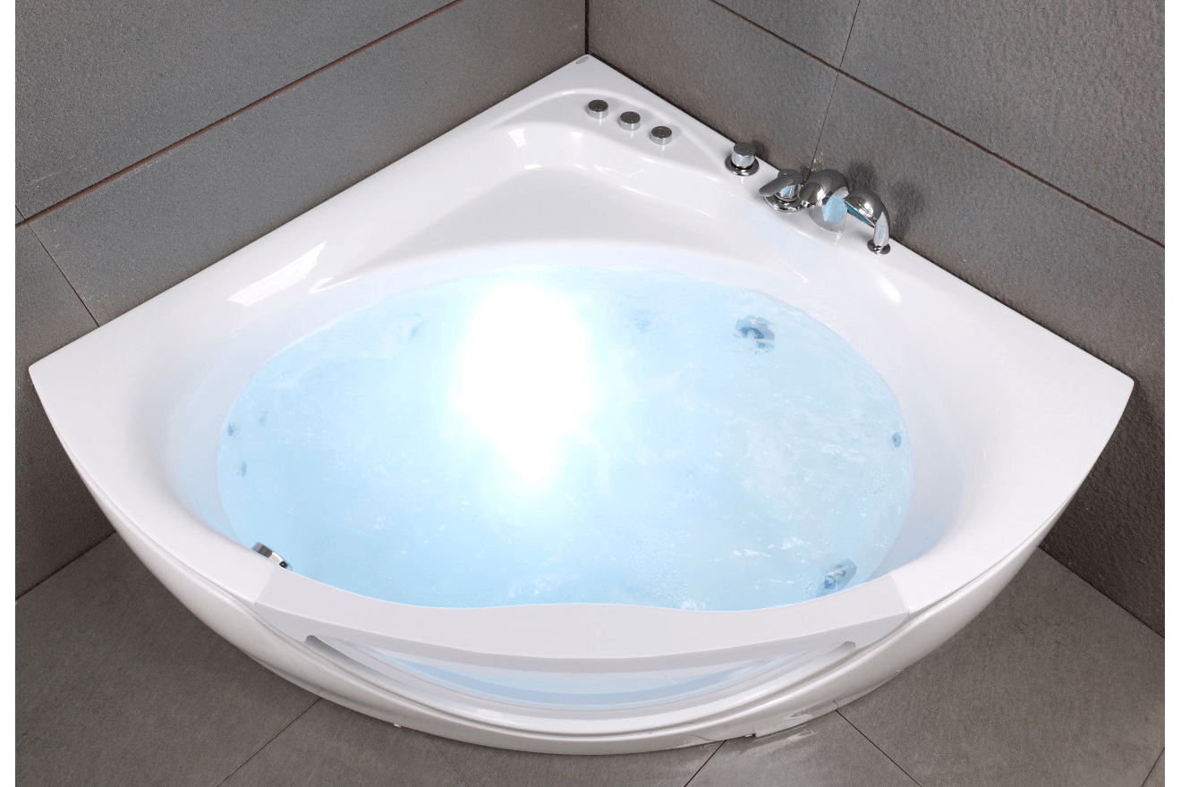 Baignoire Balnéo hublot TASMANIE WHITE Jets reconditionnée