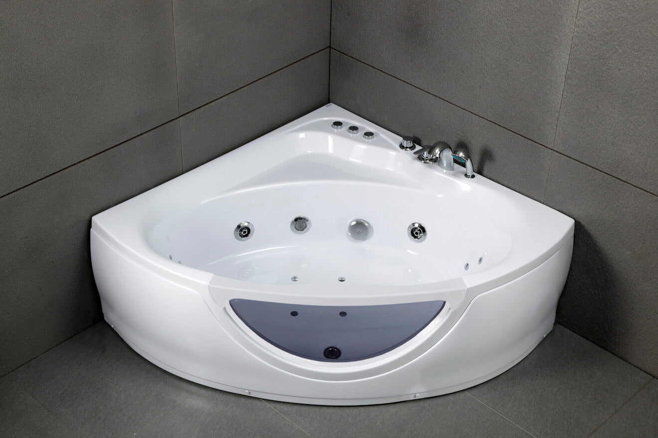 Baignoire Balnéo hublot TASMANIE WHITE Jets reconditionnée