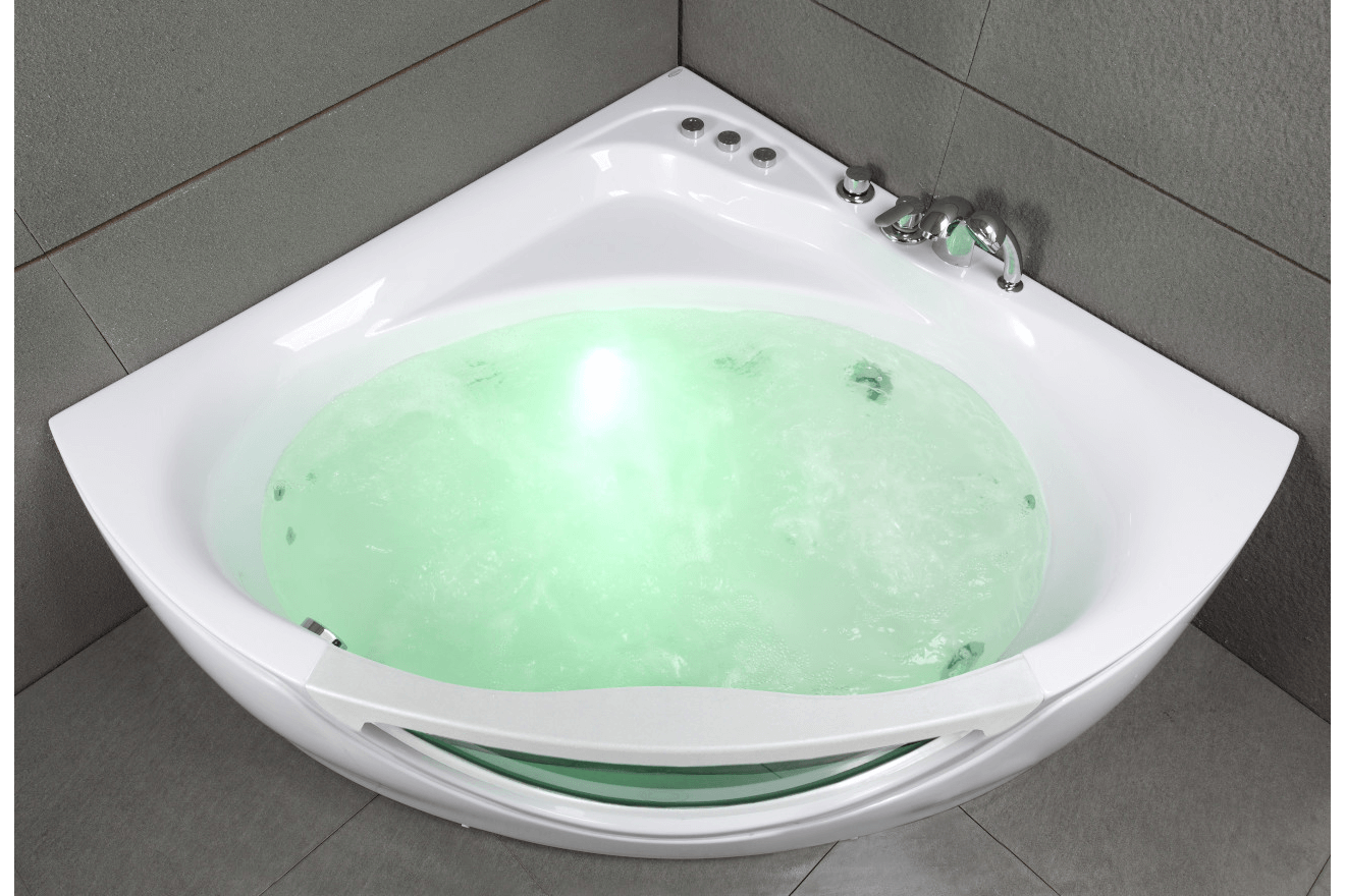 Baignoire Balnéo hublot TASMANIE WHITE Jets reconditionnée