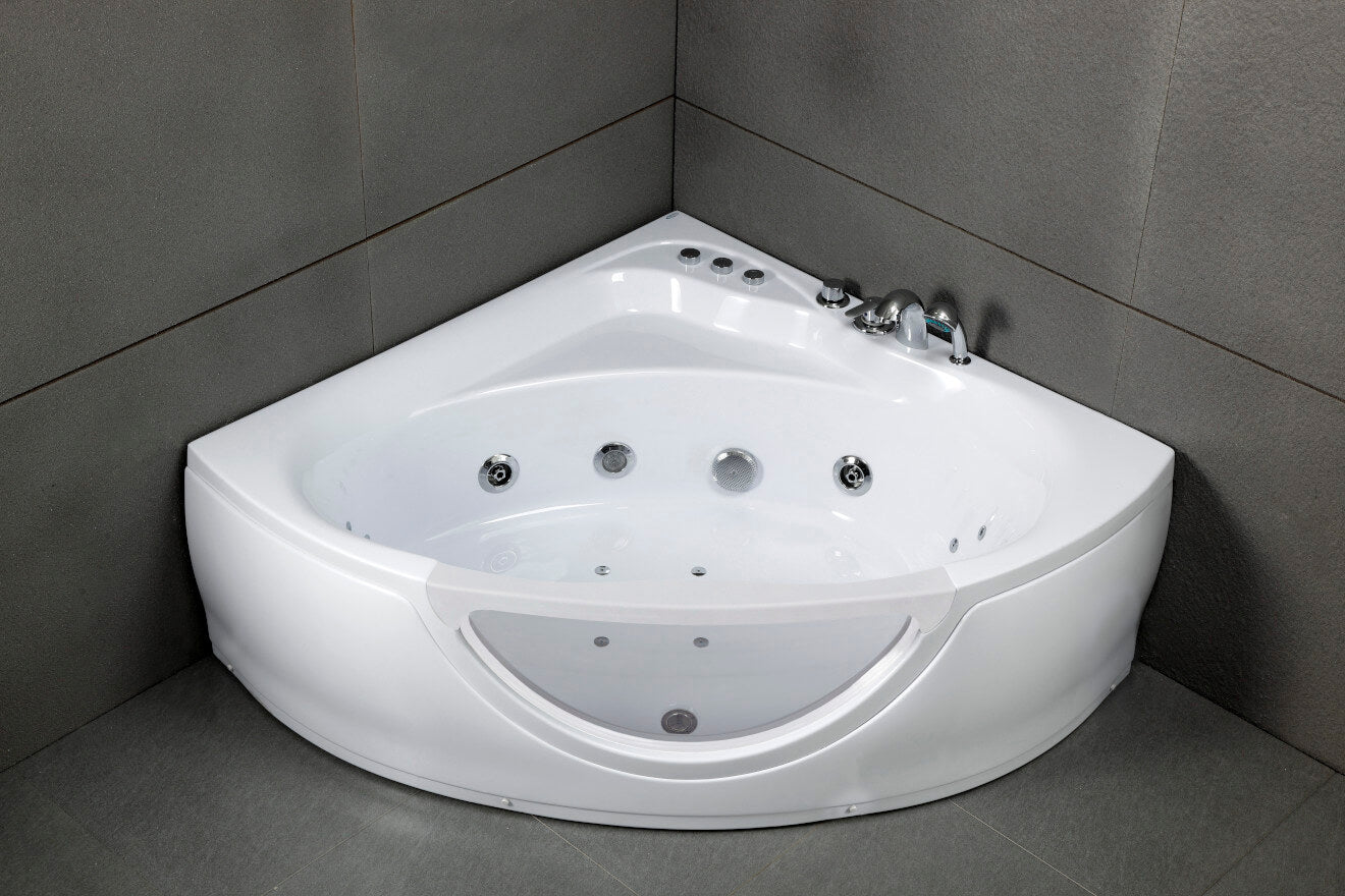 Baignoire Balnéo hublot TASMANIE WHITE Jets reconditionnée