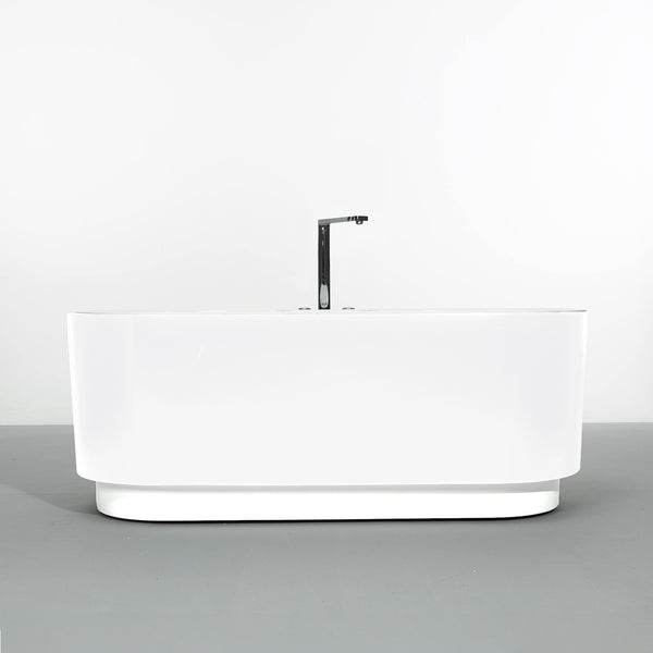 Baignoire à bulles îlot blanche 175 cm Ukio white Bulle / Freestanding whirlpool bathtub white 175 cm Ukio white Bulle / Bañera hidromasaje en isla blanco 175 cm Ukio white Bulle / Vasca idromassaggio bianco 175 cm Ukio white Bulle / Vrijstaand bubbelbad wit 175 cm Ukio white Bulle