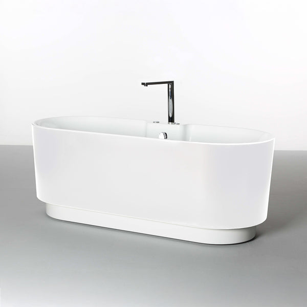 Baignoire à bulles îlot blanche 175 cm Ukio white Bulle / Freestanding whirlpool bathtub white 175 cm Ukio white Bulle / Bañera hidromasaje en isla blanco 175 cm Ukio white Bulle / Vasca idromassaggio bianco 175 cm Ukio white Bulle / Vrijstaand bubbelbad wit 175 cm Ukio white Bulle