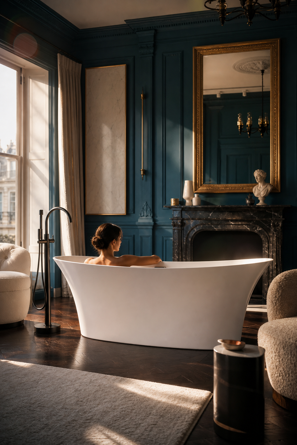 Baignoire dans la chambre : bonne ou mauvaise idée ?