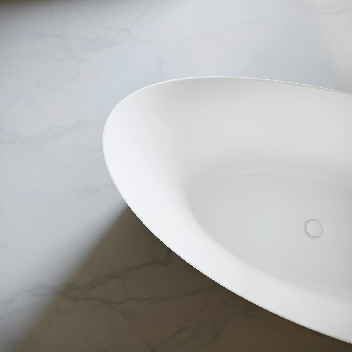 Baignoire Bacio di Luna 170 blanche - vue du dessus design