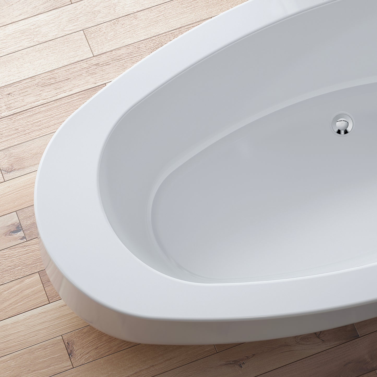 Baignoire îlot ovale blanche 175 cm Cayo / Oval freestanding white bathtub 175 cm Cayo / Bañera exenta oval blanca 175 cm Cayo / Vasca freestanding ovale bianca 175 cm Cayo / Ovale vrijstaand bad wit 175 cm Cayo