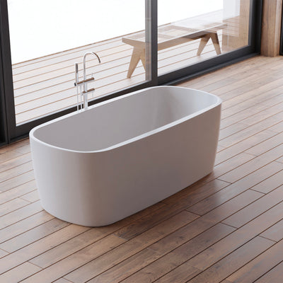 Baignoire îlot rectangulaire blanche 170 cm Dune / Rectangular freestanding white bathtub 170 cm Dune / Bañera exenta rectangular blanco 170 cm Dune / Vasca freestanding rettangolare bianco Dune / Vrijstaand rechthoekig bad wit 170 cm Dune