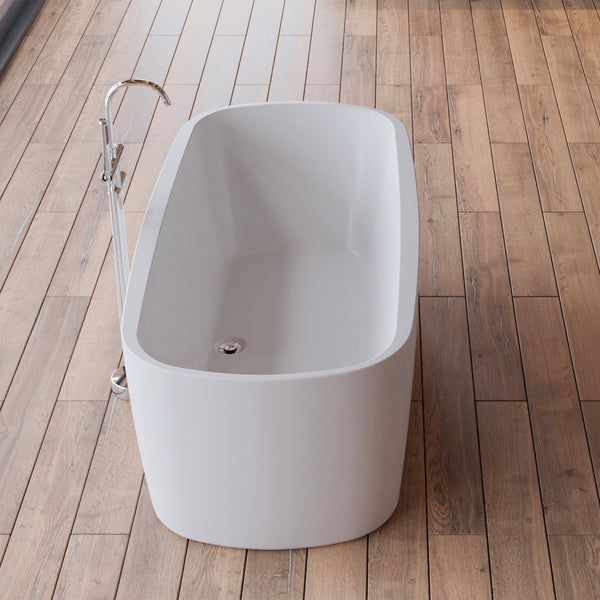 Baignoire îlot rectangulaire blanche 170 cm Dune / Rectangular freestanding white bathtub 170 cm Dune / Bañera exenta rectangular blanco 170 cm Dune / Vasca freestanding rettangolare bianco Dune / Vrijstaand rechthoekig bad wit 170 cm Dune