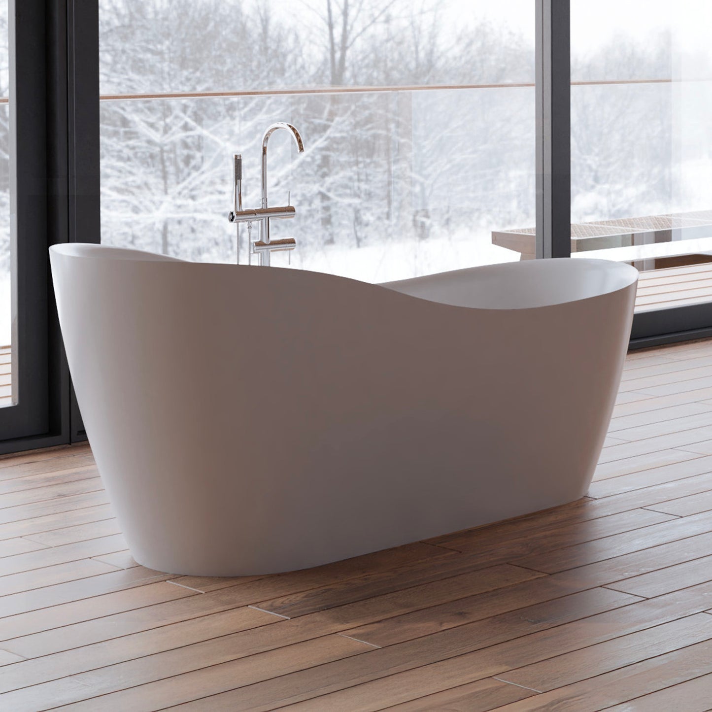 Baignoire îlot ovale blanche 170 cm Jazz / Oval freestanding white bathtub 170 cm Jazz / Bañera exenta oval blanca 170 cm Jazz / Vasca freestanding ovale bianca 170 cm Jazz / Ovale vrijstaand bad wit 170 cm Jazz