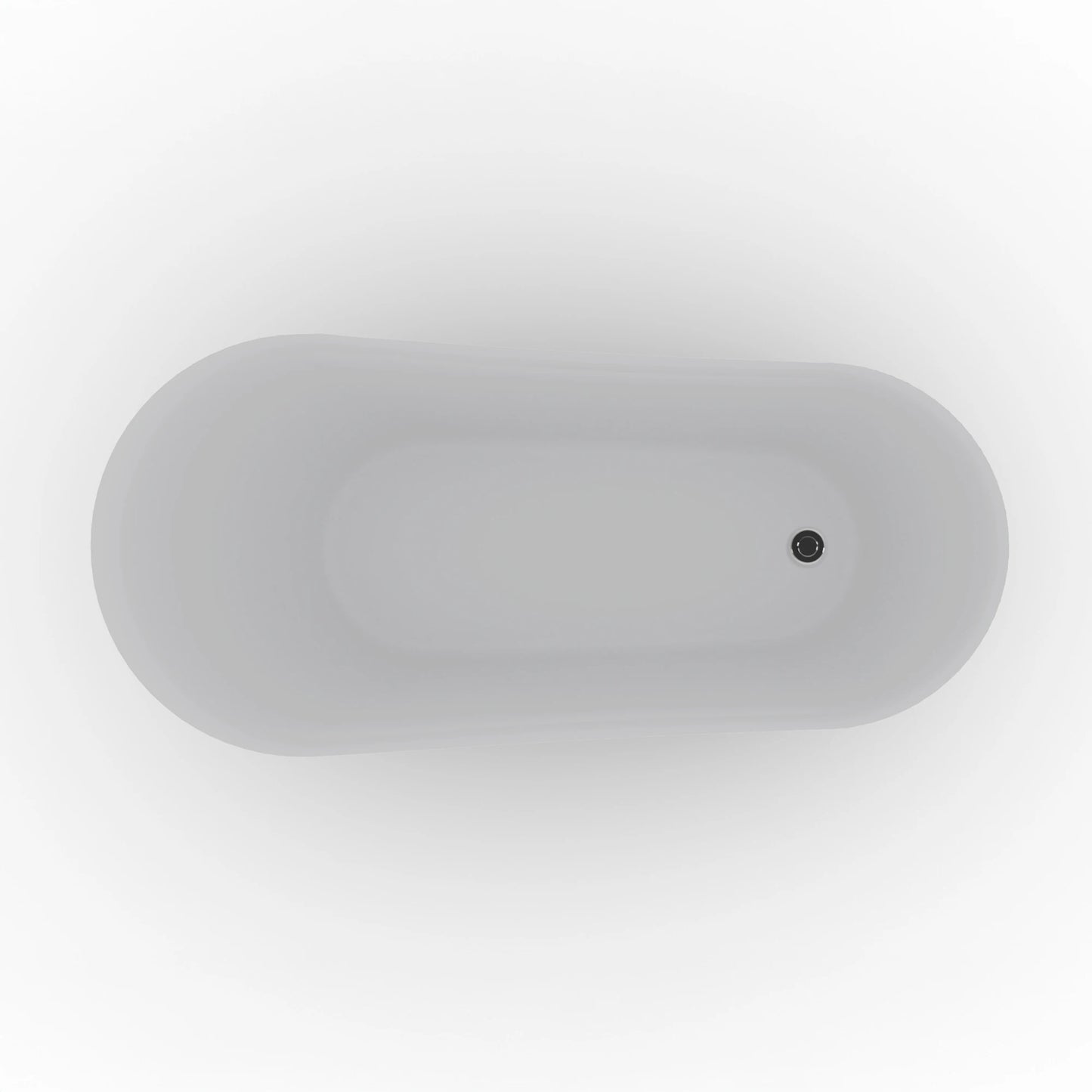 Baignoire îlot ovale Jazz 170 cm blanche Spalina – vue produit
