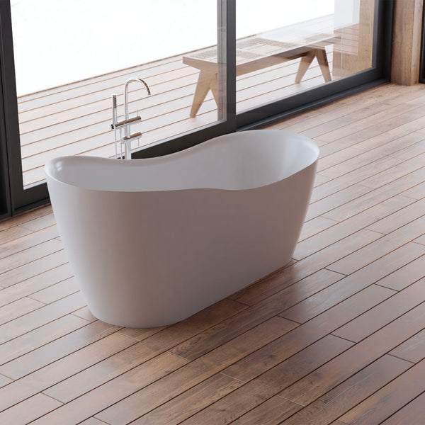 Baignoire îlot ovale blanche 170 cm Jazz / Oval freestanding white bathtub 170 cm Jazz / Bañera exenta oval blanca 170 cm Jazz / Vasca freestanding ovale bianca 170 cm Jazz / Ovale vrijstaand bad wit 170 cm Jazz