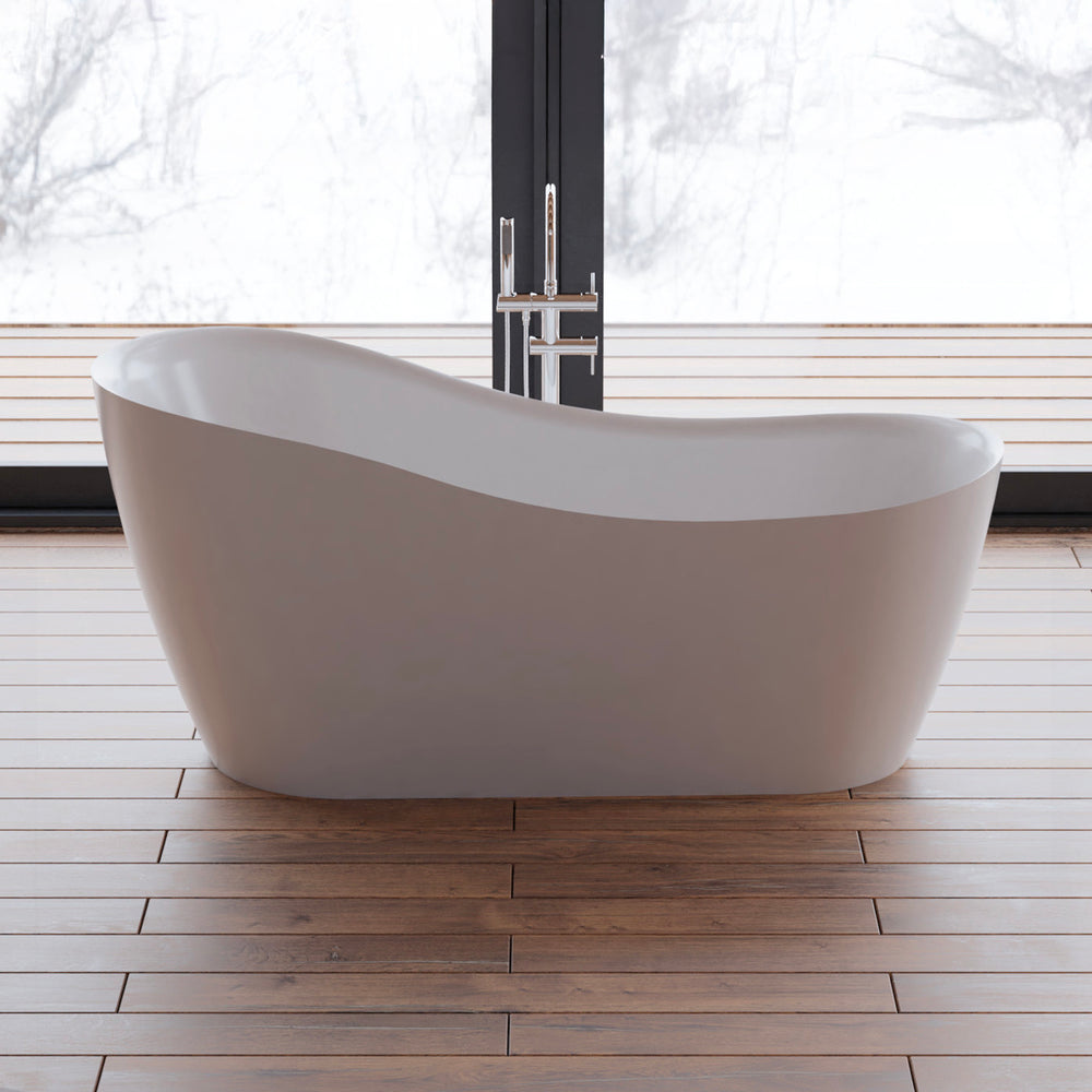 Baignoire îlot ovale blanche 170 cm Jazz / Oval freestanding white bathtub 170 cm Jazz / Bañera exenta oval blanca 170 cm Jazz / Vasca freestanding ovale bianca 170 cm Jazz / Ovale vrijstaand bad wit 170 cm Jazz