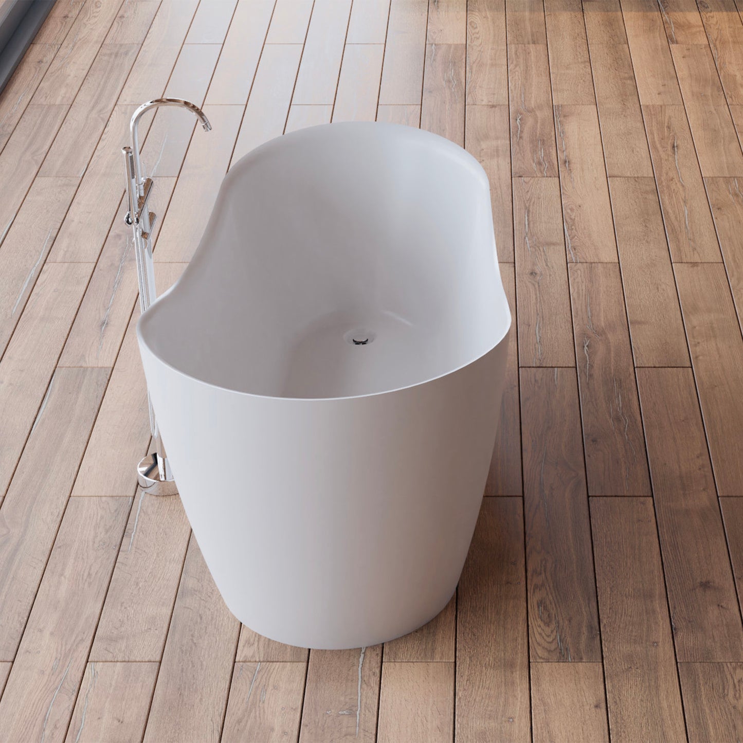 Baignoire îlot ovale blanche 170 cm Jazz / Oval freestanding white bathtub 170 cm Jazz / Bañera exenta oval blanca 170 cm Jazz / Vasca freestanding ovale bianca 170 cm Jazz / Ovale vrijstaand bad wit 170 cm Jazz