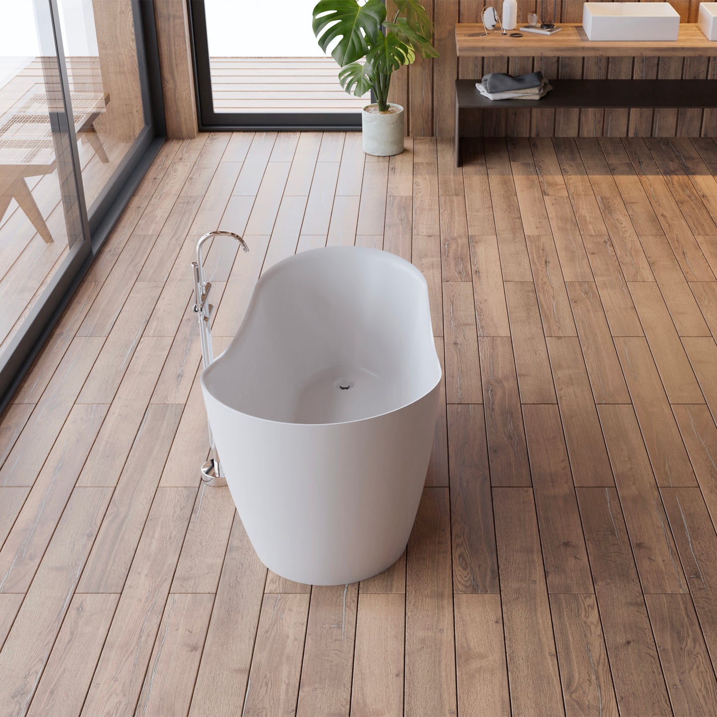 Baignoire îlot ovale blanche 170 cm Jazz / Oval freestanding white bathtub 170 cm Jazz / Bañera exenta oval blanca 170 cm Jazz / Vasca freestanding ovale bianca 170 cm Jazz / Ovale vrijstaand bad wit 170 cm Jazz