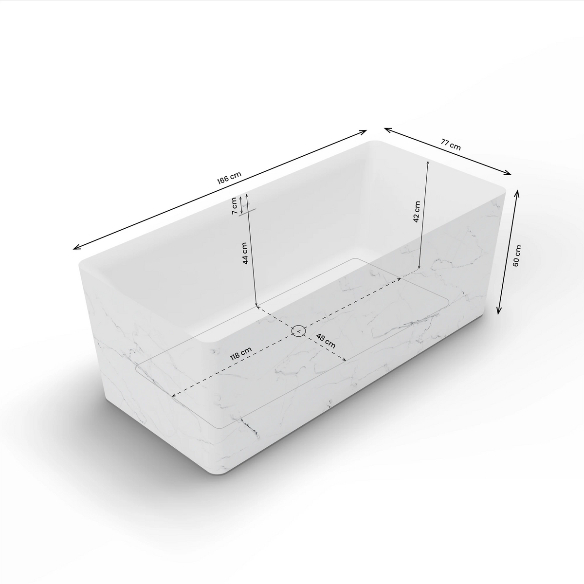 Linea di luce 170 blanche
